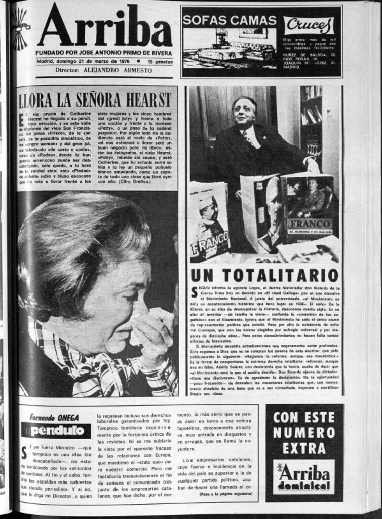 Miniatura de Arriba del 21 de marzo de 1976
