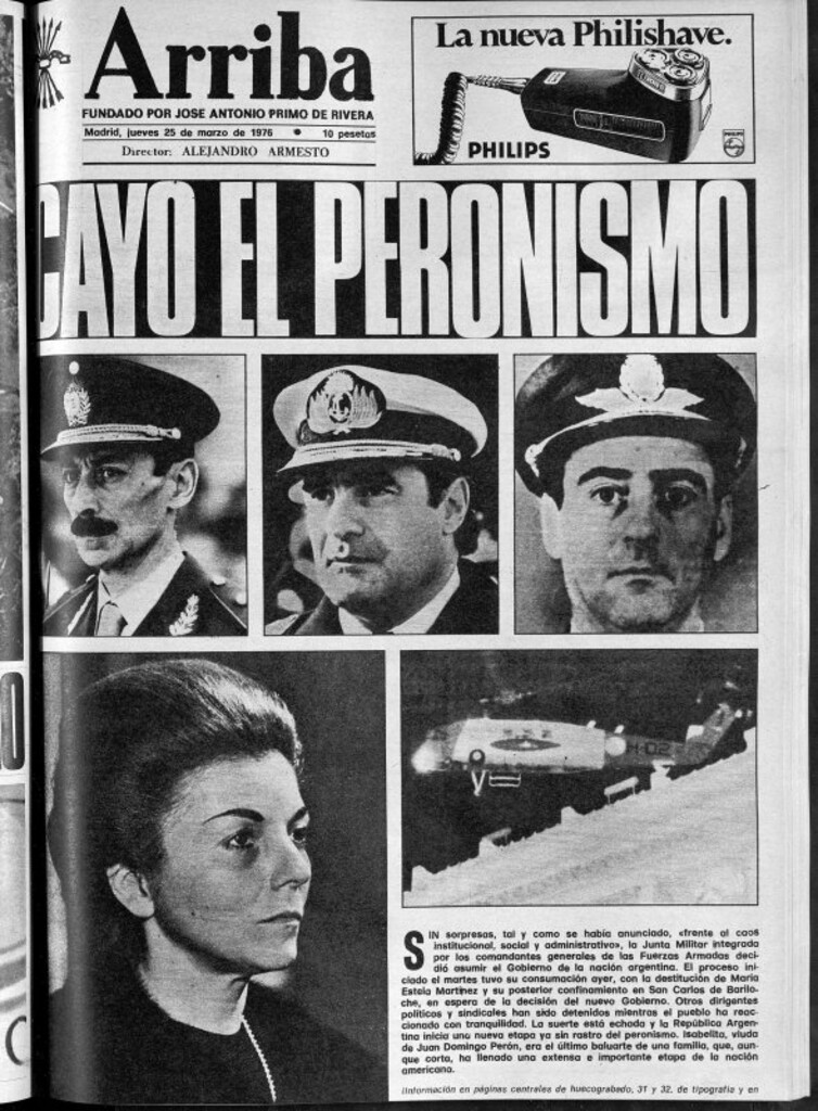 Miniatura de Arriba del 25 de marzo de 1976