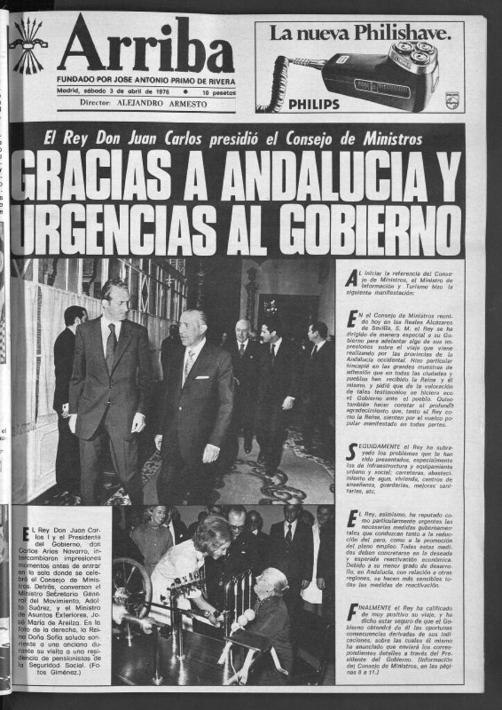 Miniatura de Arriba del 3 de abril de 1976