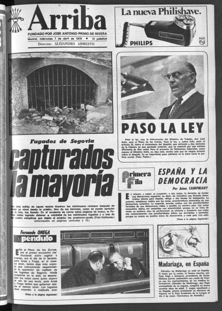 Miniatura de Arriba del 7 de abril de 1976