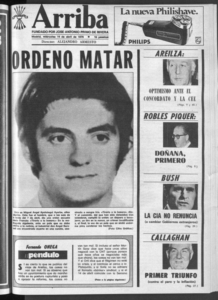 Miniatura de Arriba del 14 de abril de 1976