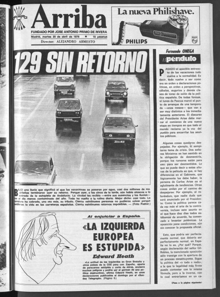 Miniatura de Arriba del 20 de abril de 1976