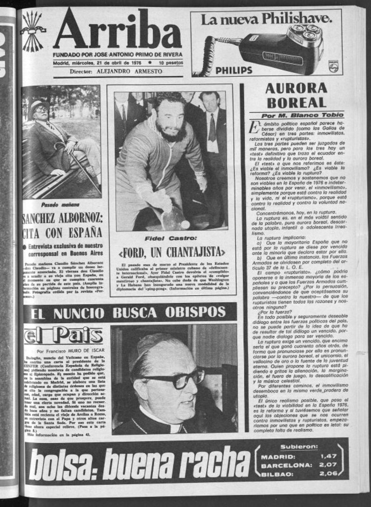 Miniatura de Arriba del 21 de abril de 1976