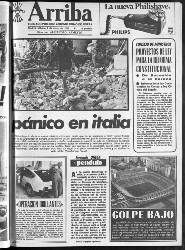 Miniatura de Arriba del 8 de mayo de 1976
