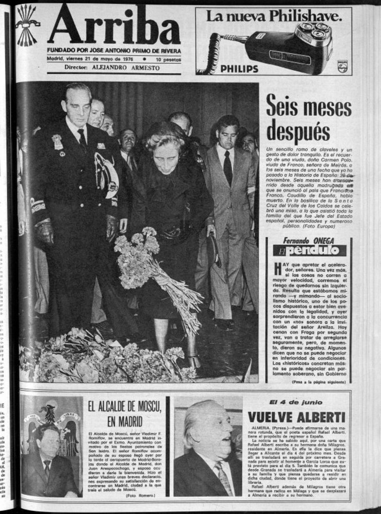 Miniatura de Arriba del 21 de mayo de 1976