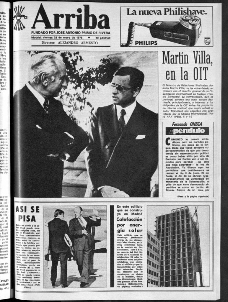 Miniatura de Arriba del 28 de mayo de 1976