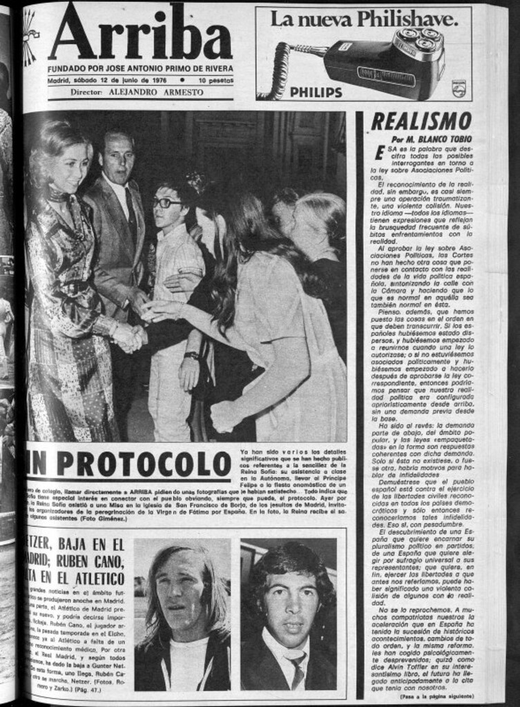 Miniatura de Arriba del 12 de junio de 1976