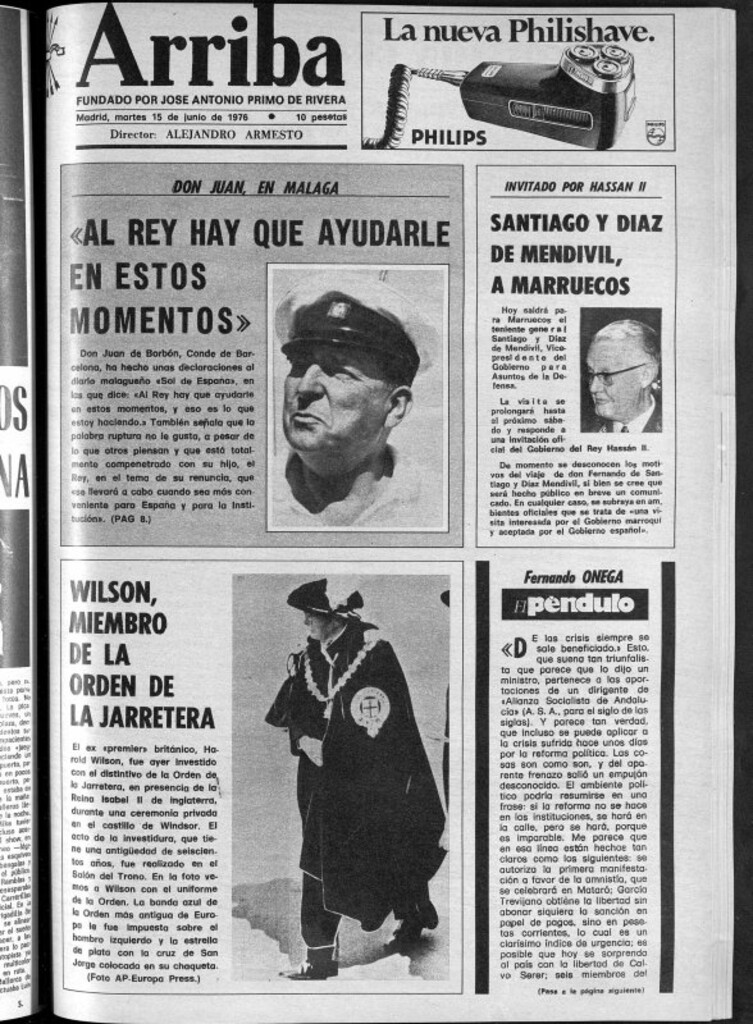 Miniatura de Arriba del 15 de junio de 1976
