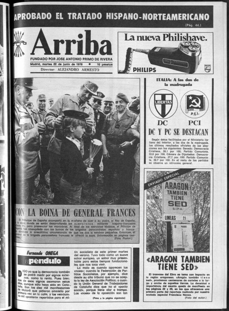 Miniatura de Arriba del 22 de junio de 1976
