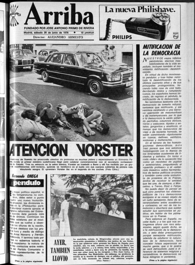 Miniatura de Arriba del 26 de junio de 1976
