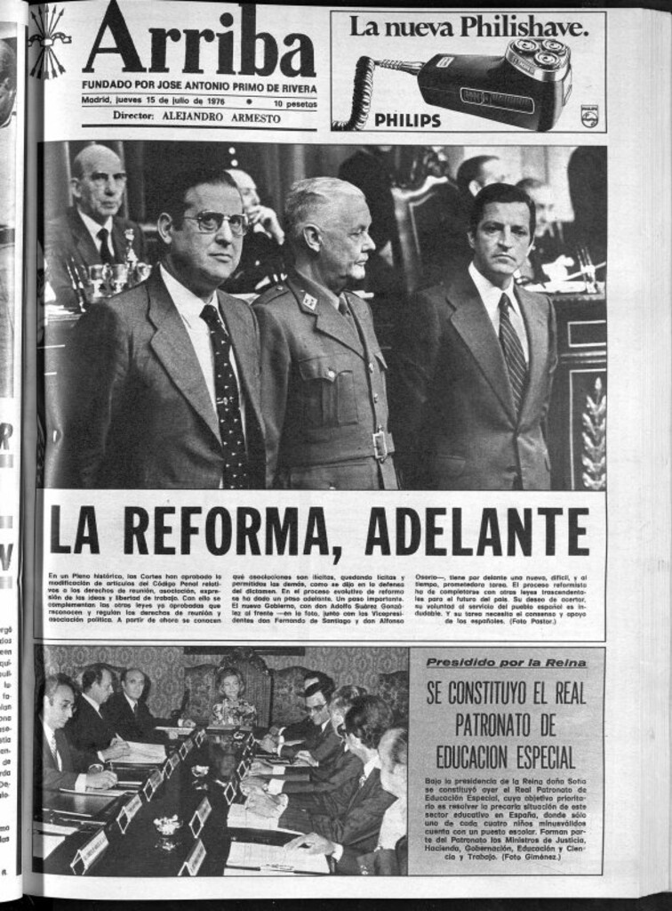 Miniatura de Arriba del 15 de julio de 1976