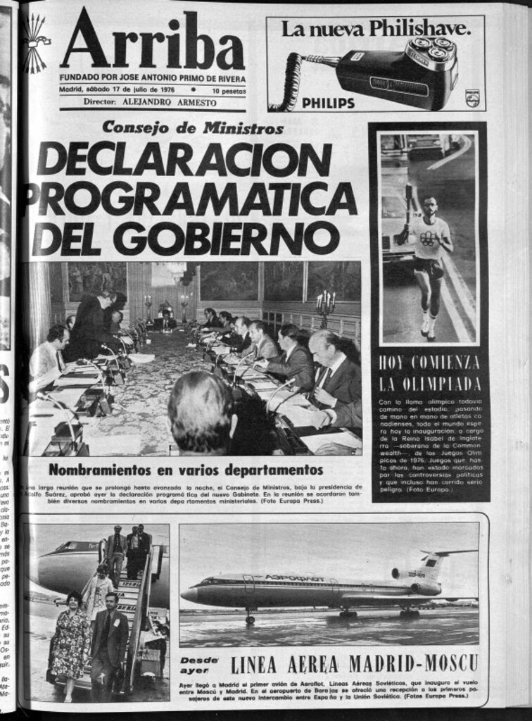 Miniatura de Arriba del 17 de julio de 1976