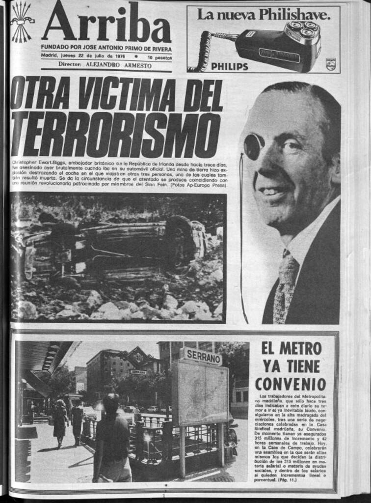 Miniatura de Arriba del 22 de julio de 1976