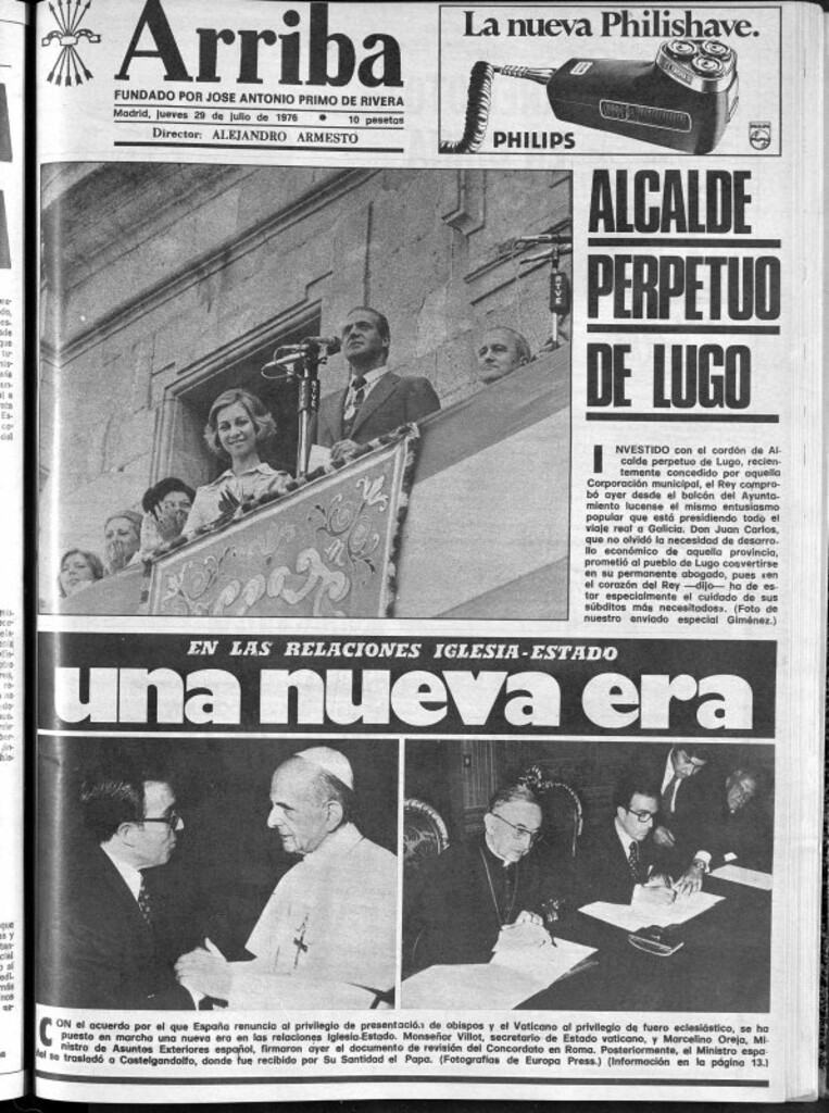Miniatura de Arriba del 29 de julio de 1976