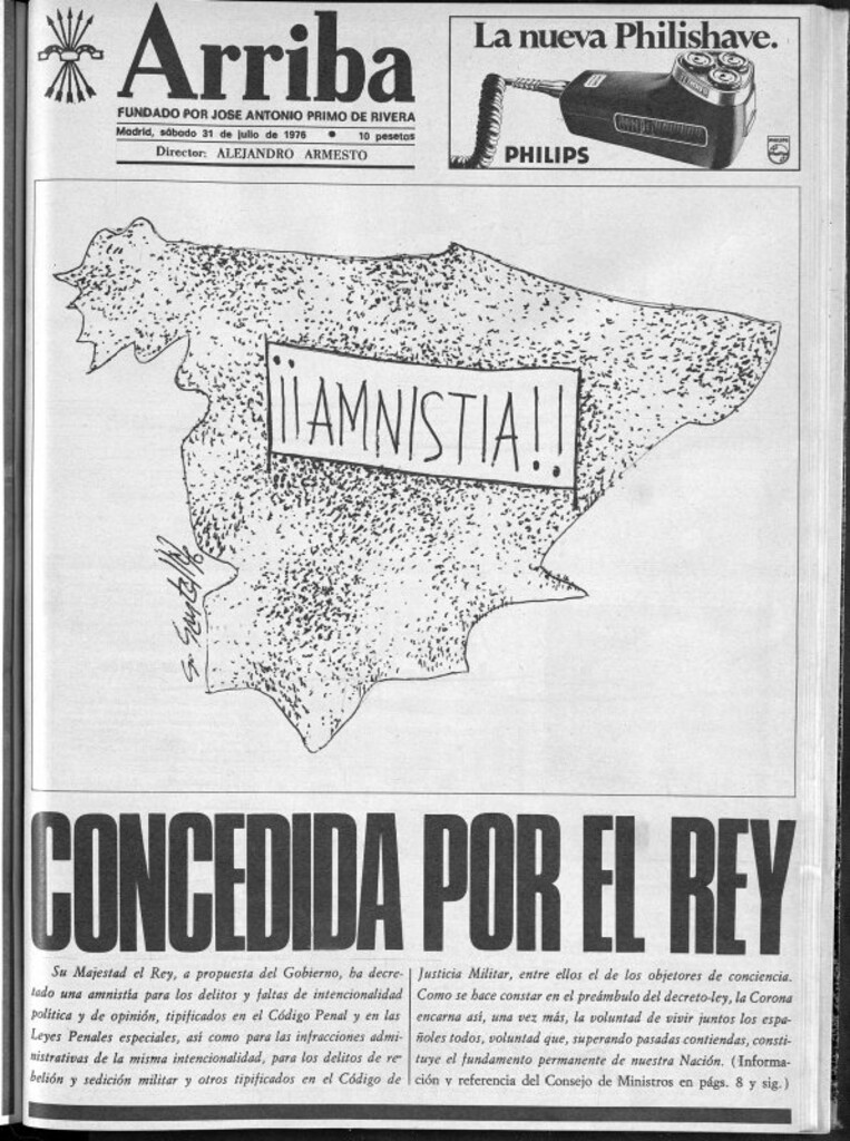 Miniatura de Arriba del 31 de julio de 1976