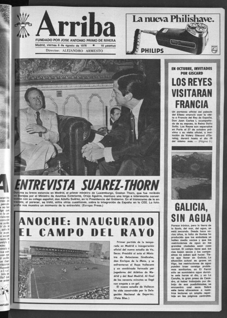 Miniatura de Arriba del 6 de agosto de 1976
