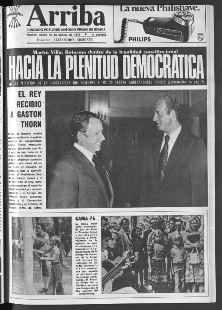 Miniatura de Arriba del 12 de agosto de 1976