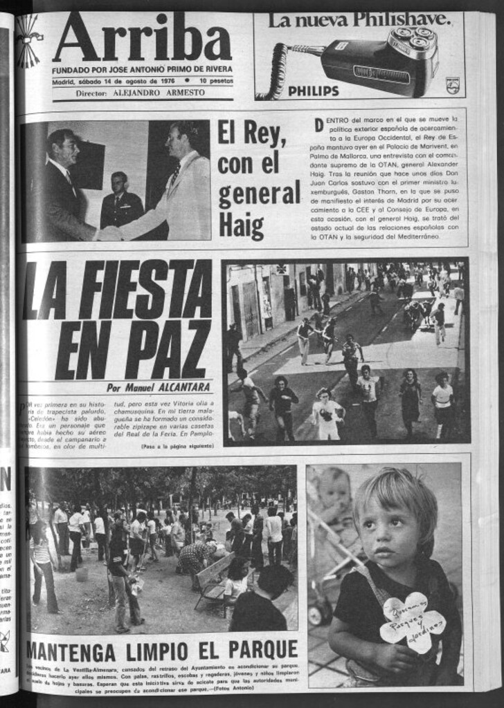 Miniatura de Arriba del 14 de agosto de 1976