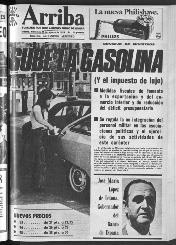Miniatura de Arriba del 25 de agosto de 1976
