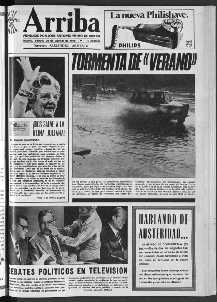 Miniatura de Arriba del 28 de agosto de 1976