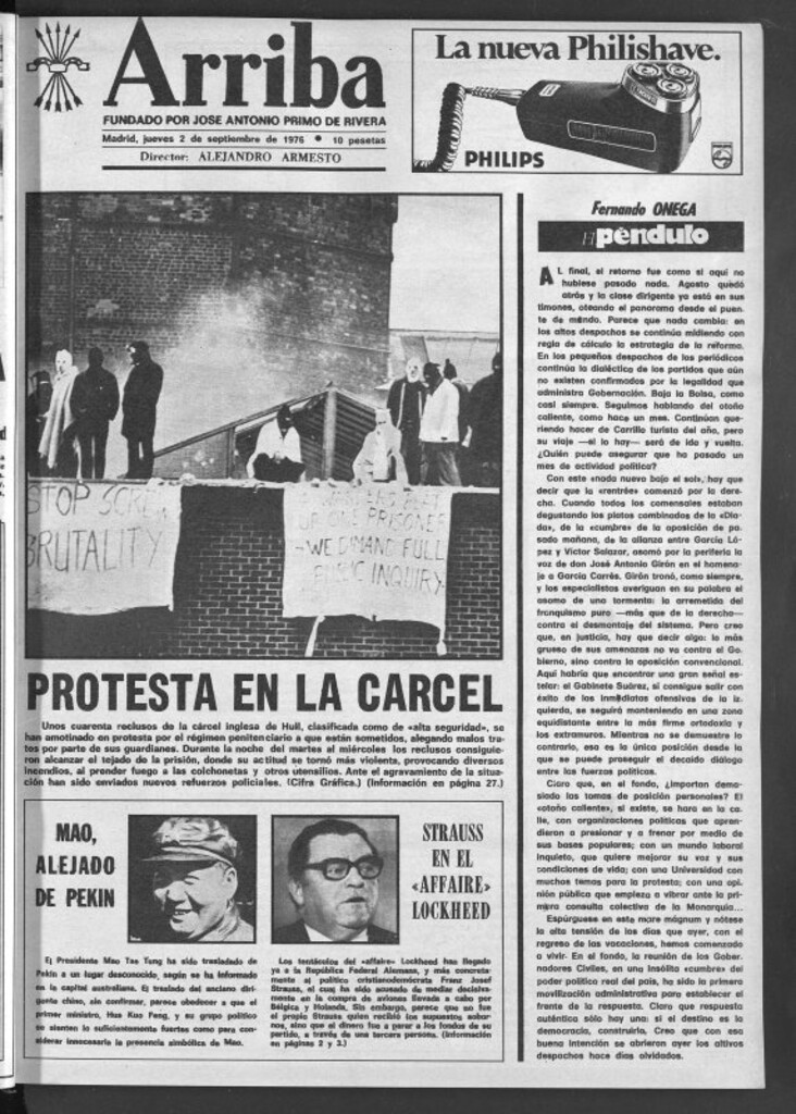 Miniatura de Arriba del 2 de septiembre de 1976