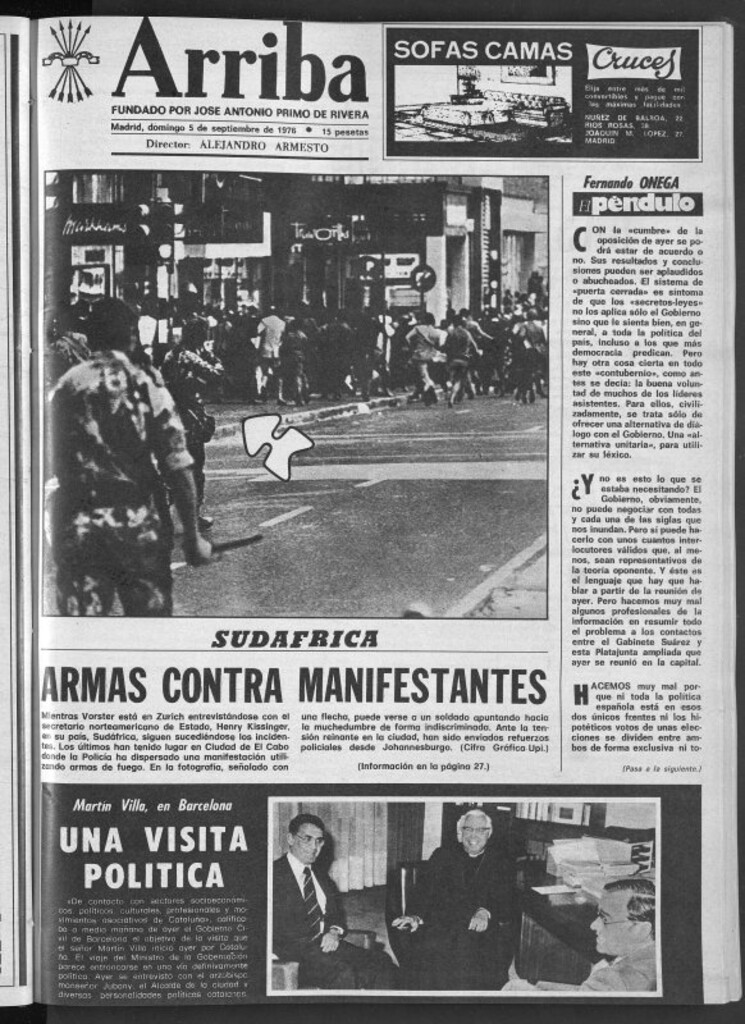 Miniatura de Arriba del 5 de septiembre de 1976