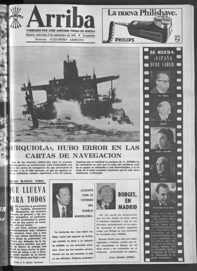 Miniatura de Arriba del 8 de septiembre de 1976
