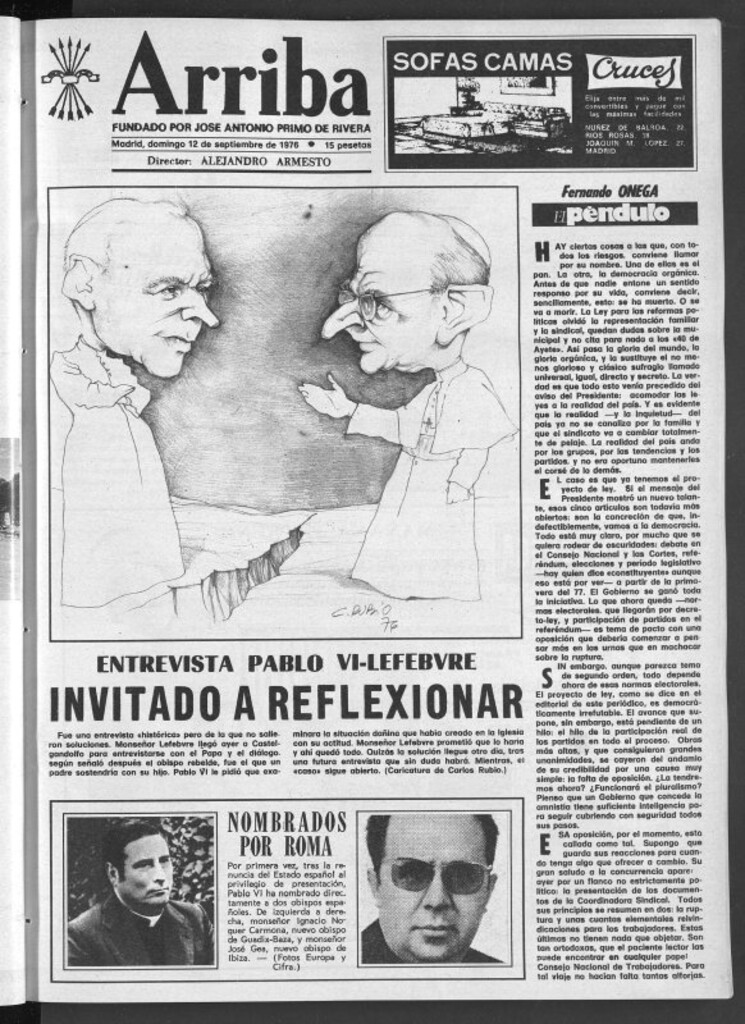 Miniatura de Arriba del 12 de septiembre de 1976