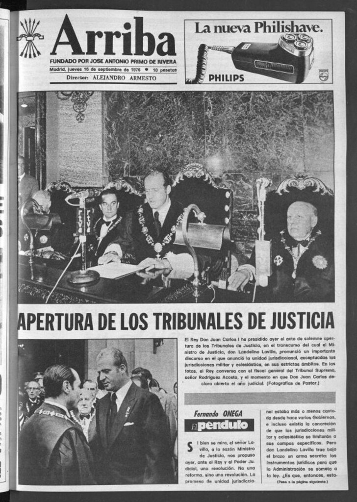 Miniatura de Arriba del 16 de septiembre de 1976
