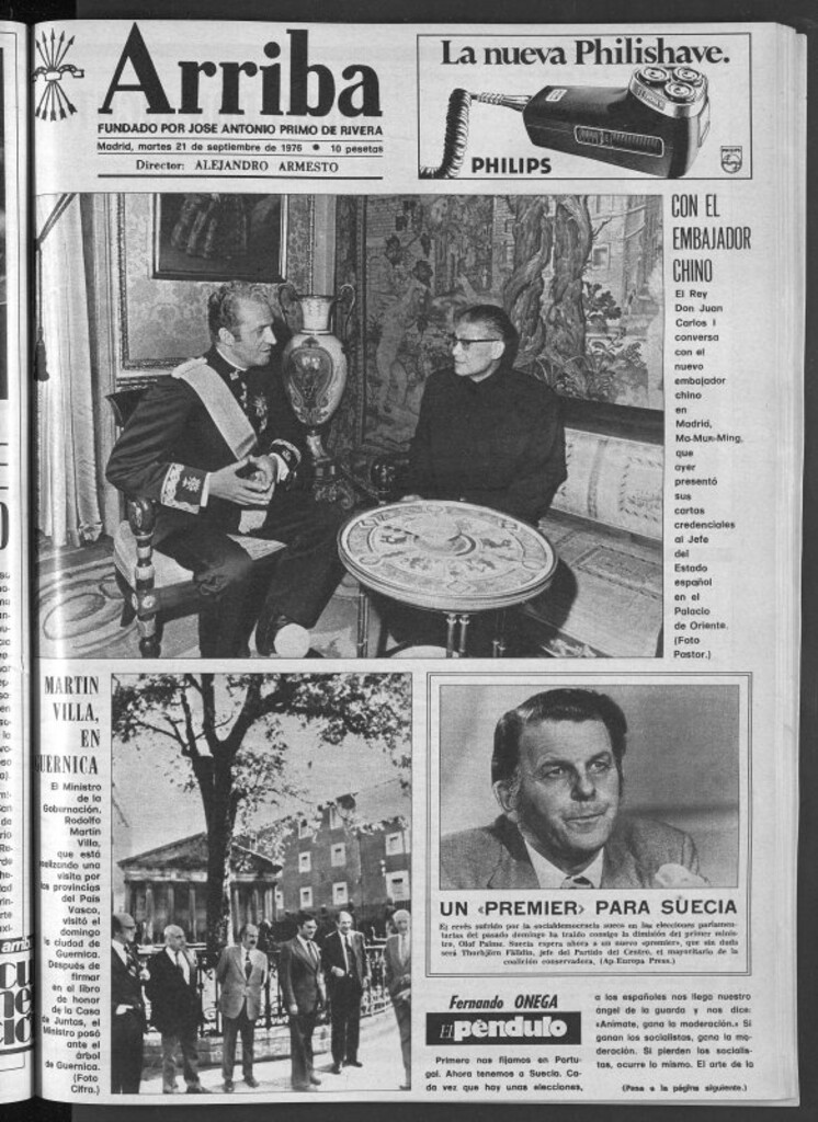 Miniatura de Arriba del 21 de septiembre de 1976