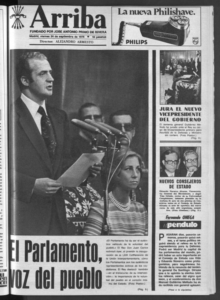 Miniatura de Arriba del 24 de septiembre de 1976