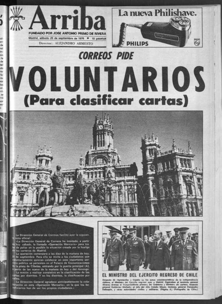 Miniatura de Arriba del 25 de septiembre de 1976