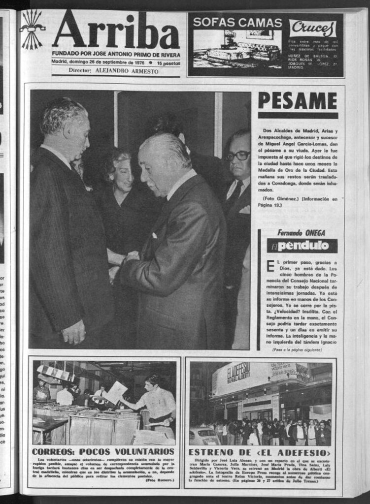 Miniatura de Arriba del 26 de septiembre de 1976