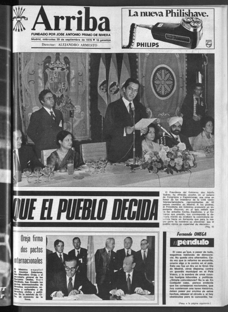 Miniatura de Arriba del 29 de septiembre de 1976