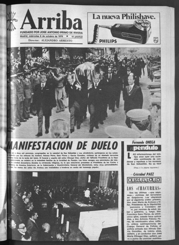 Miniatura de Arriba del 6 de octubre de 1976