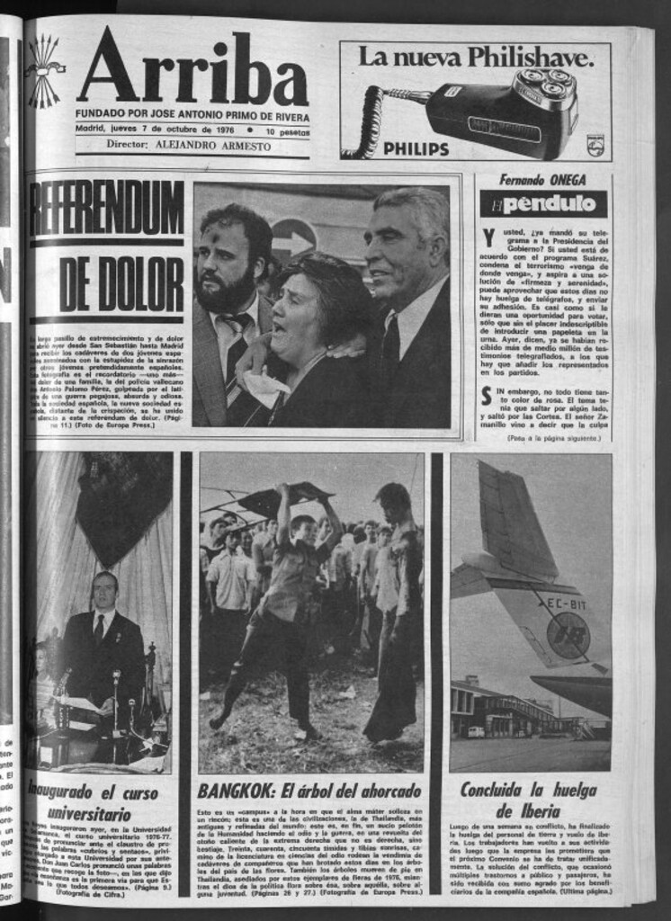 Miniatura de Arriba del 7 de octubre de 1976