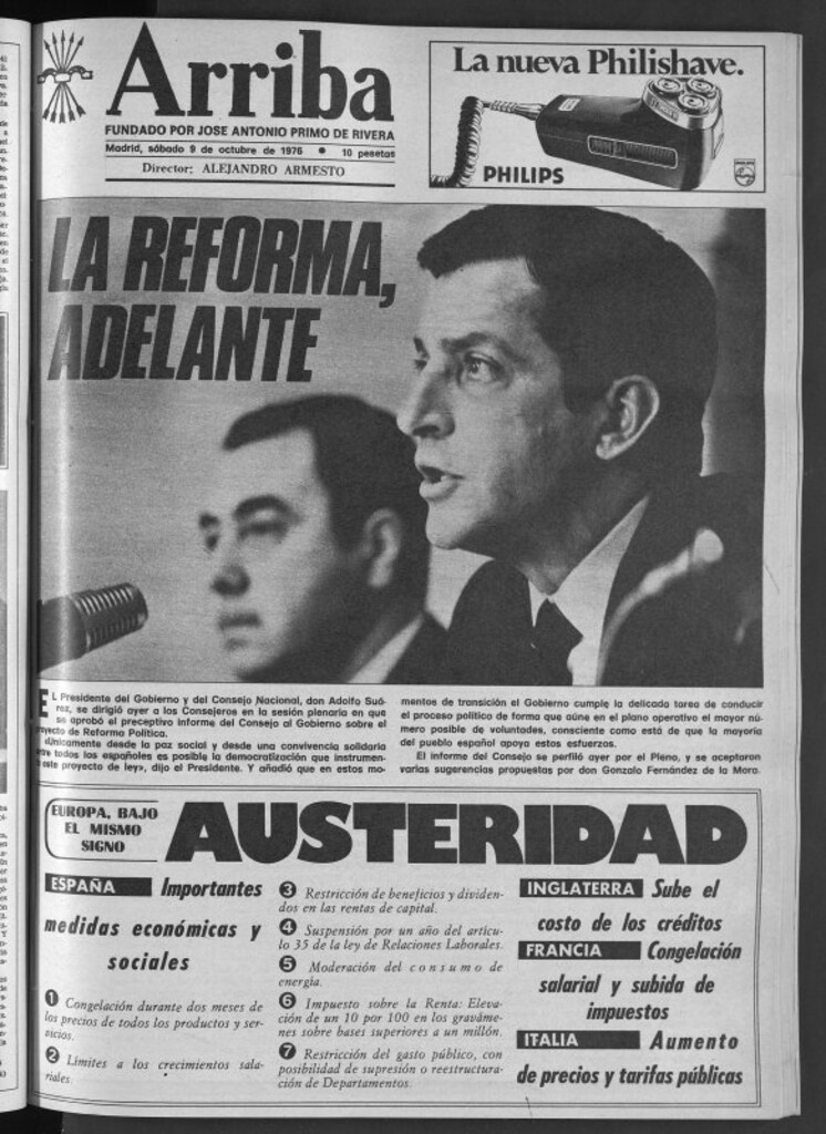 Miniatura de Arriba del 9 de octubre de 1976