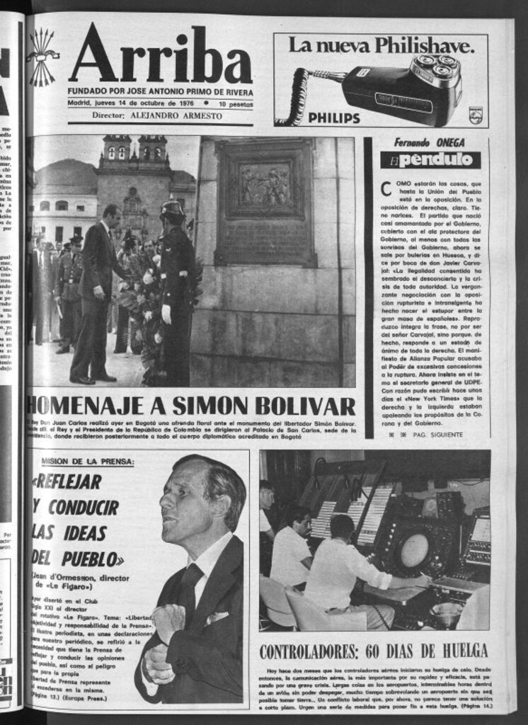 Miniatura de Arriba del 14 de octubre de 1976