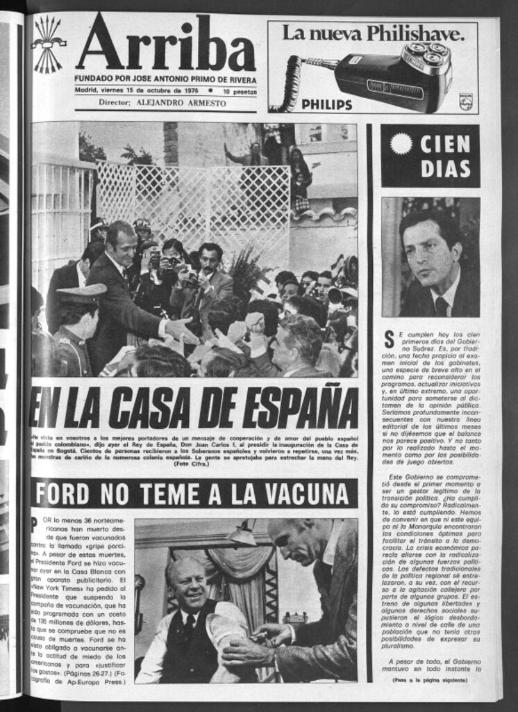 Miniatura de Arriba del 15 de octubre de 1976