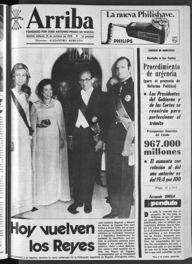 Miniatura de Arriba del 16 de octubre de 1976