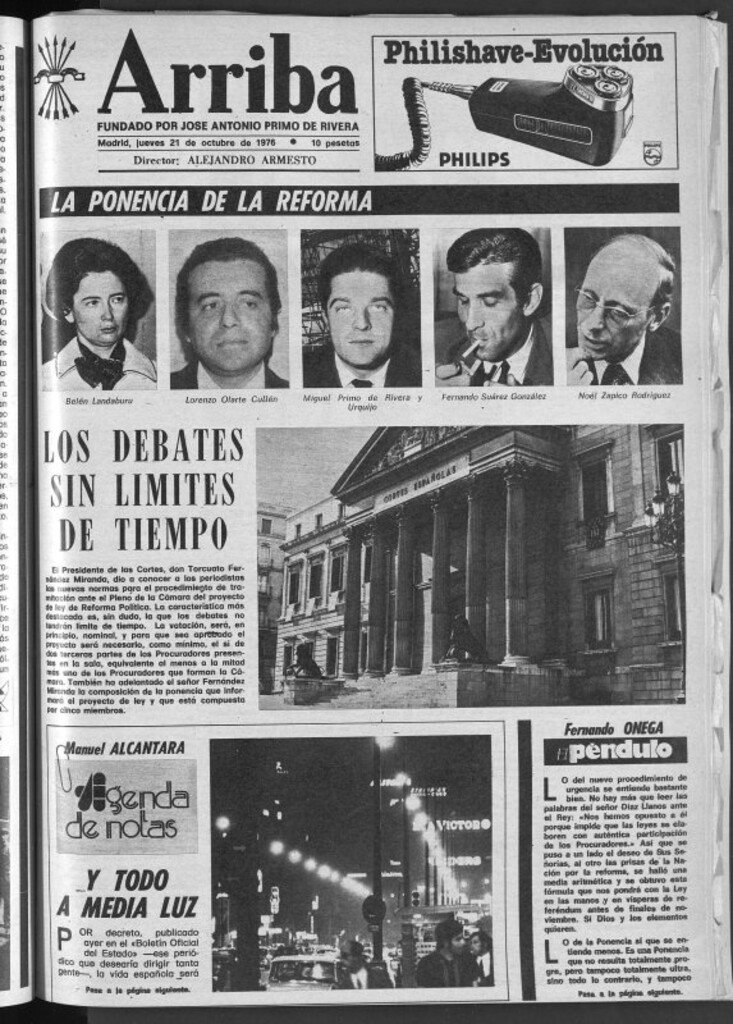 Miniatura de Arriba del 21 de octubre de 1976