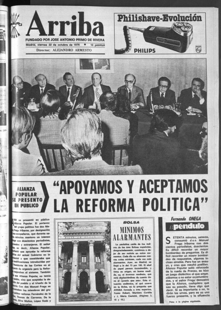 Miniatura de Arriba del 22 de octubre de 1976