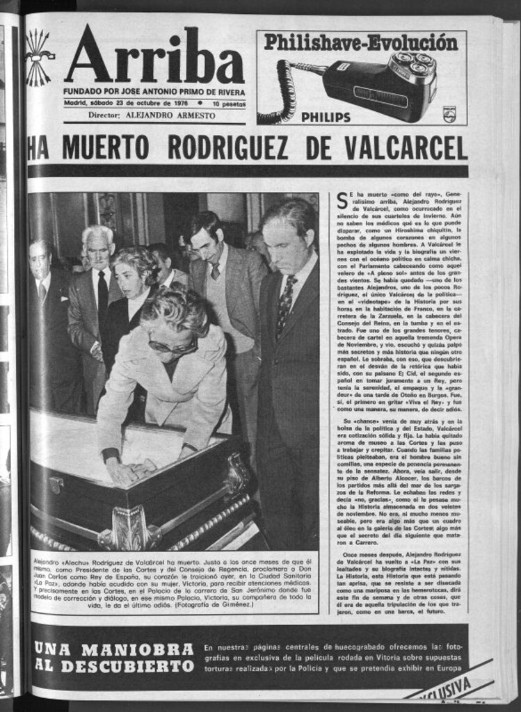 Miniatura de Arriba del 23 de octubre de 1976