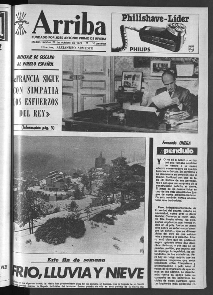 Miniatura de Arriba del 26 de octubre de 1976