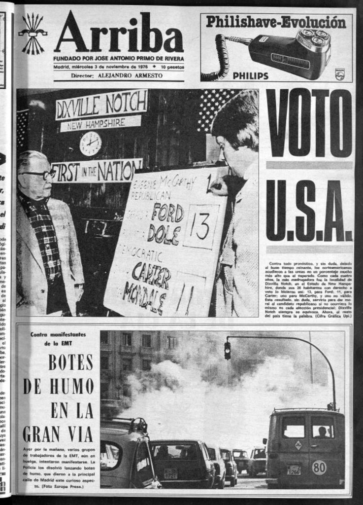 Miniatura de Arriba del 3 de noviembre de 1976