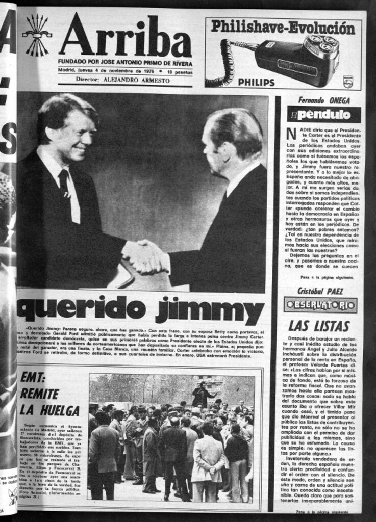 Miniatura de Arriba del 4 de noviembre de 1976