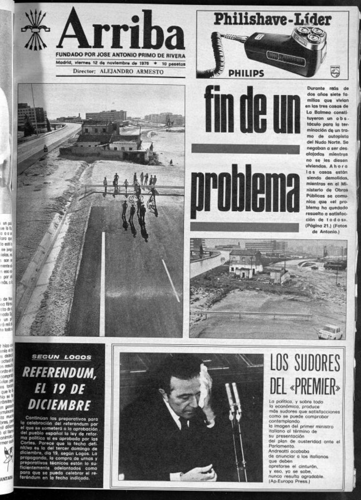 Miniatura de Arriba del 12 de noviembre de 1976