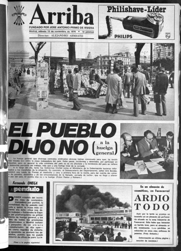 Miniatura de Arriba del 13 de noviembre de 1976