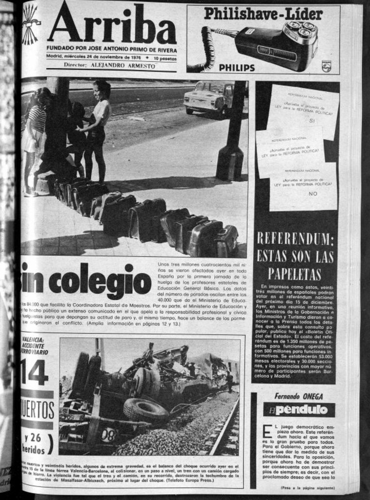 Miniatura de Arriba del 24 de noviembre de 1976