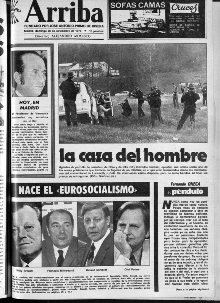 Miniatura de Arriba del 28 de noviembre de 1976
